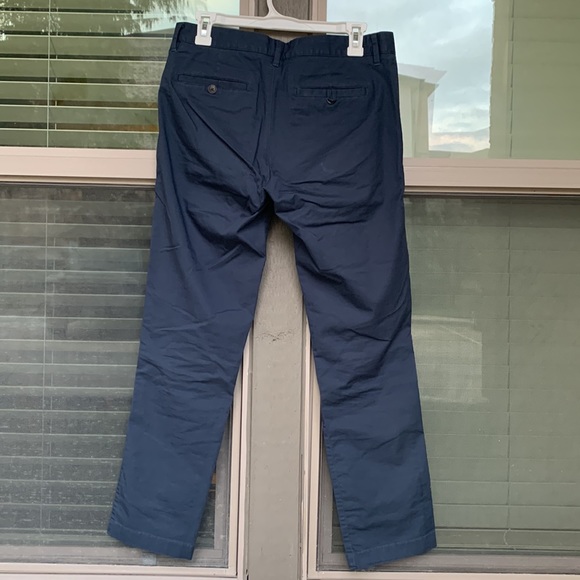 Bonobos Casual Tailored Pants 30x30 Navy blue straight - Picture 4 of 7